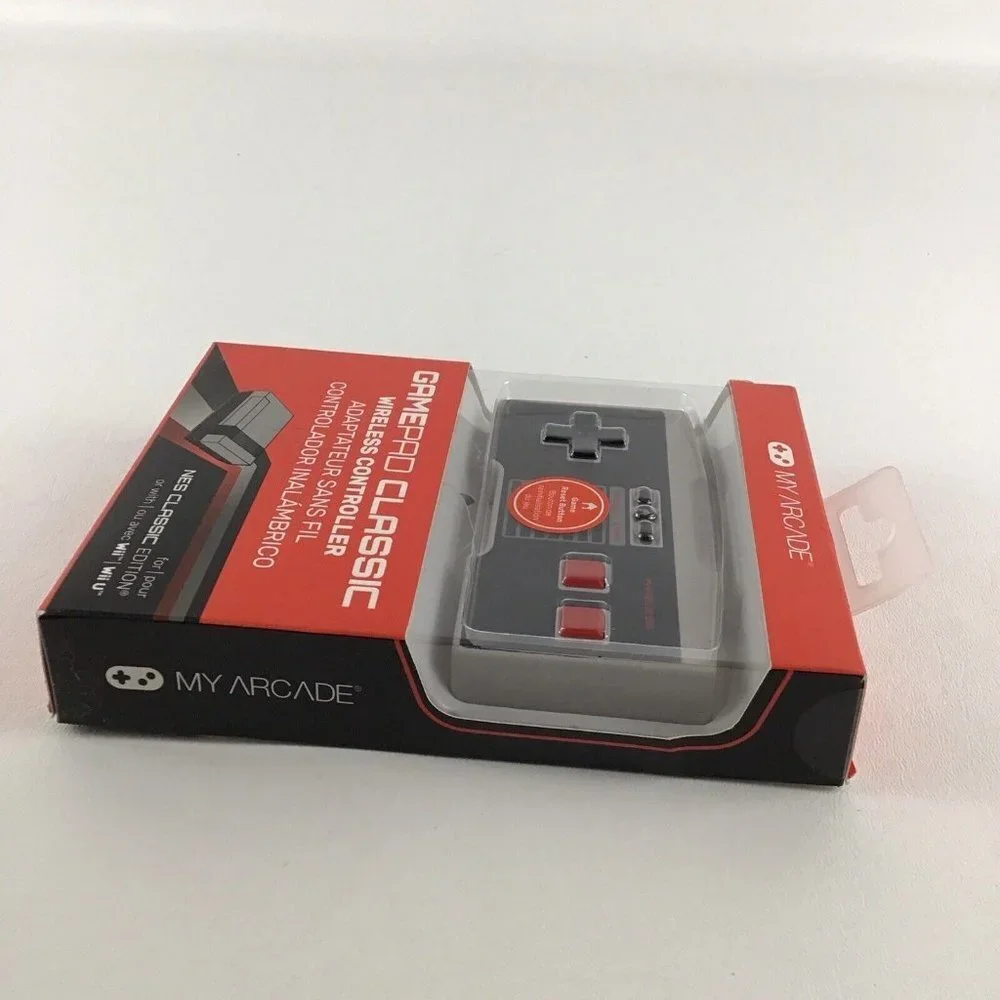 My Arcade GamePad Classic Wireless Controller NES Wii Compatible Video Gaming